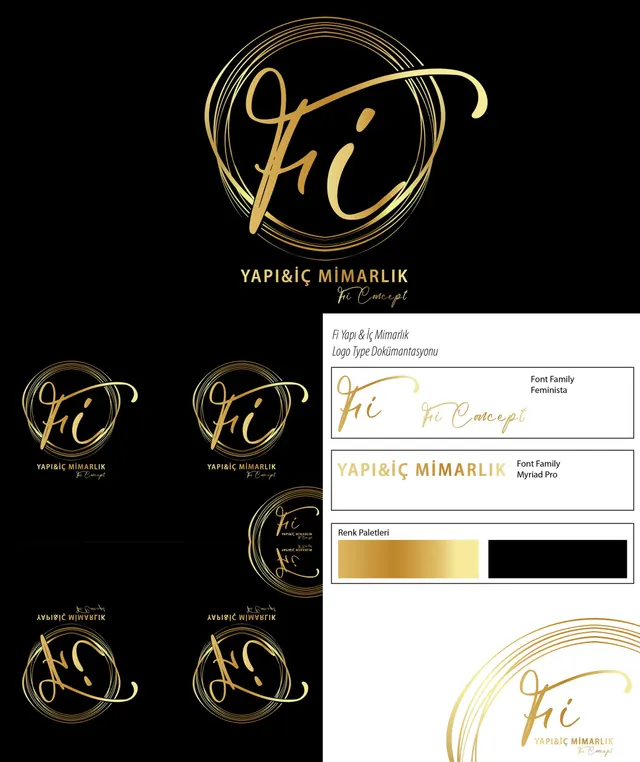 Fi Yapıcı Mimarlık — Görsel kimlik / Grafik tasarım