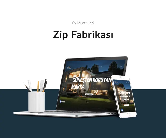 Zip Fabrikası — Web tasarımı / Marka kimliği